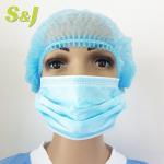 Double elastic string disposable mob cap or single elastic string disposable mob