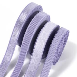 elastic adjustable shoulder straps removable shoulder elastic jacquard bra straps for bra 10mm non-slip