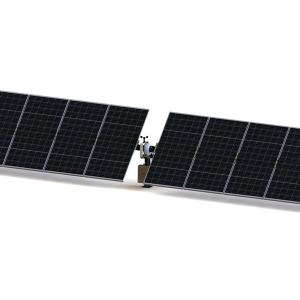 Quality 74 M 60 Deg Solar Tracking System Back Tracking Axis Solar Tracker With Worm Gear wholesale