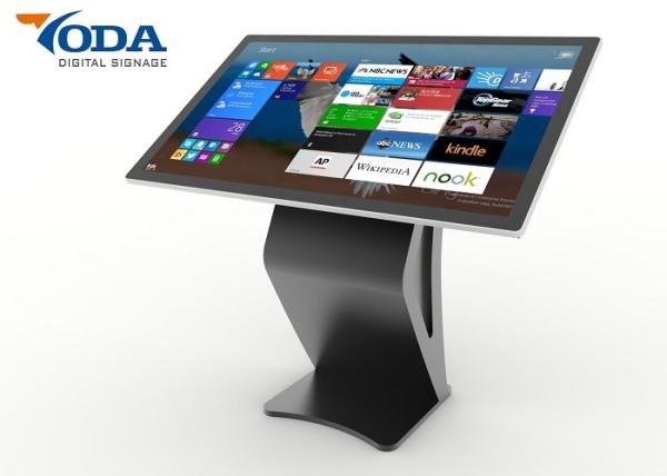Cheap Resscreen 32 inch LCD Touch Screen Kiosk Shopping Mall Lobby Wayfinding Smart Terminal for sale