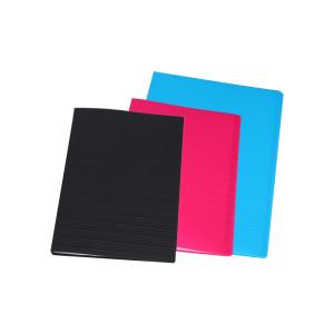 China Orange A4 Display Book Folder with Fixture size A4 and Design Solid Color Stripe on sale
