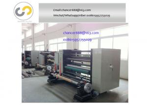 Quality Horizontal jumbo roll cutting machine, slitting and rewinding machine for bopp,PVC,paper wholesale