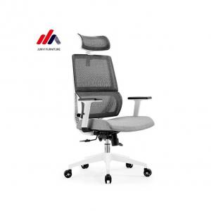 Quality Gray Mesh and Fabric Office Chair with Aluminum Base The Ultimate Ergonomic Seating Solution wholesale