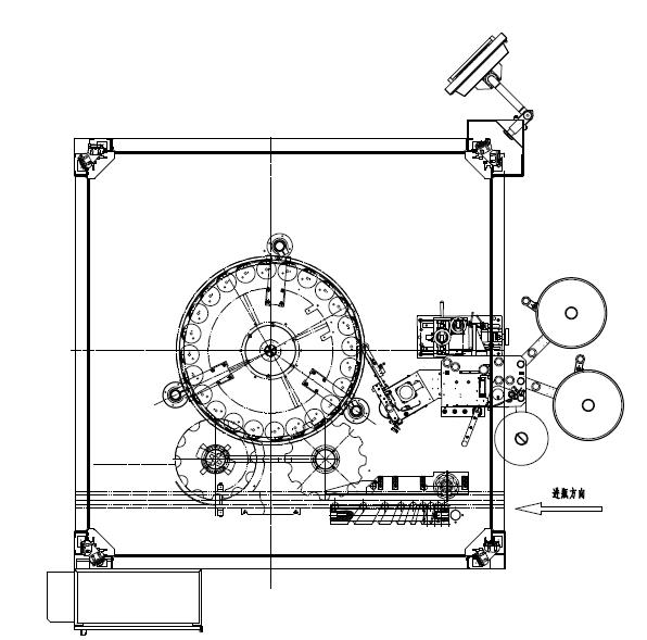 Aluminum Can Rotary Self Adhesive Packaging Labeling Machine 24000CPH