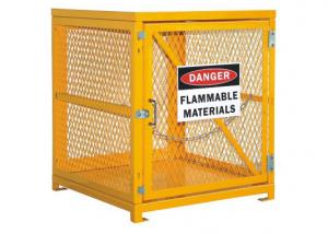 Quality Desk Top Half Height  Propane Tank Safety Cage , Gas Bottle Enclosure 31” W X 30” D X 35” H wholesale
