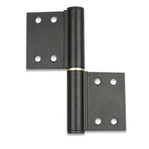 Quality Aluminum Black Door Hinges , 4 Inch door flag hinge Thickness 2.7-4.5mm wholesale