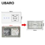 USB TypeC Switch Socket Combination 280g/Pcs Smart Home Switch And Socket