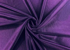Quality 200GSM 84% Nylon Bathing Suit Material / Spandex Bathing Suit Fabric Purple wholesale