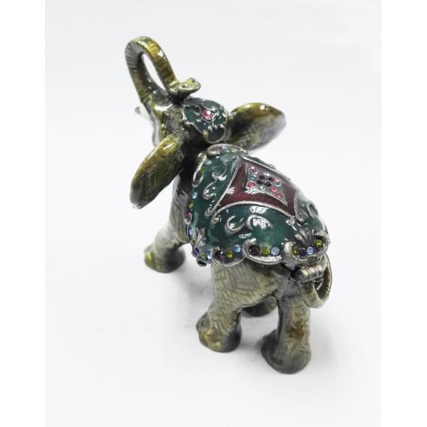 elephant trinket box alloy jewelry box home decoration jewelry box