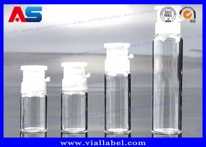 China Injection Beauty 2ml 3ml 5ml 8ml 10ml Pharmaceutical Glass Vial With Tear Off Cap on sale