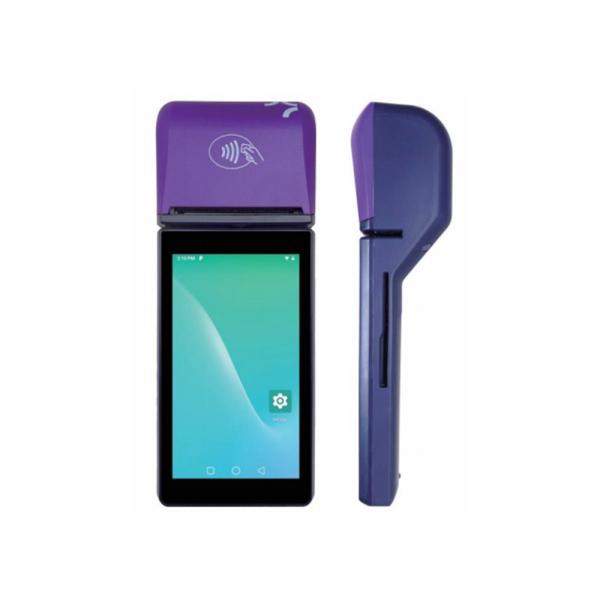 Cheap 5 Inch HD Touchscreen Handheld POS Machine Support EMV Chip / NFC / QR Code for sale