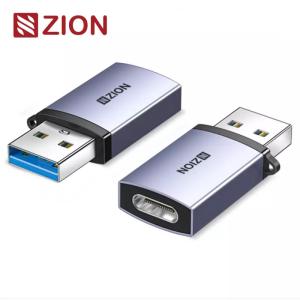 China USB 3.2 Gen 2 Male to Type-C Female Adapter Single Side 10Gbps High Speed USB 3.2 Gen 2 Adapter for Fast Data Transfer on sale