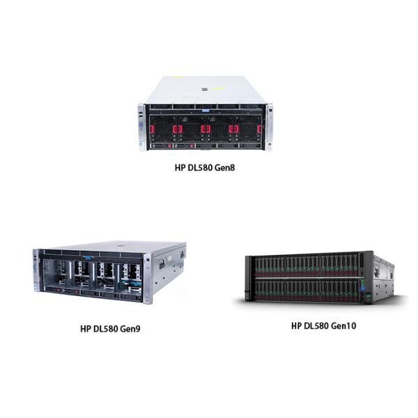 Capacity Used HPE Proliant DL580 Gen10 Gen9 Gen8 4U 48 Bay PC Computer Storage Rack Server
