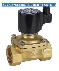 China 1/8＂3mm Electric Brass Natural Gas Solenoid Valve Direct Acting 24VDC on sale