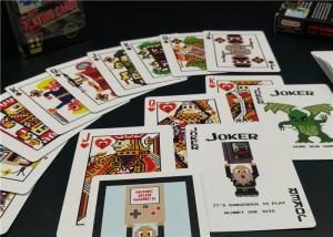 Quality Kids Paper Cards for Games , Customized Family Fun Card Games Playing Cards wholesale