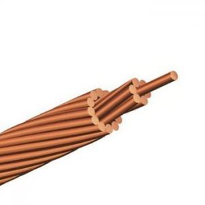 China Muliti Cores Hard Drawn Bare Copper Conductor Underground / Overhead on sale