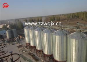 Quality 25D Roof Height Grain Storage Bins , Food Products / Starch Bulk Grain Bins wholesale