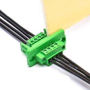 3.81mm pitch Feed Through Flange Screw Terminal Blocks Interlocking