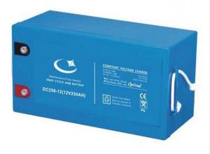Quality DC250-12 Rechargeable Valve Regulated Lead Acid Battery 12v 250Ah For Marine Vessels wholesale