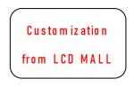 2.5D Edge Curved Side 1.3 Inch TFT LCD With CTP 240*240 SPI Interface All