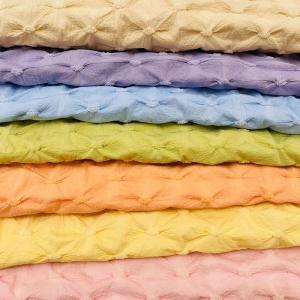 Breathable Textured Polyester Jacquard Fabric 129gsm For Garment