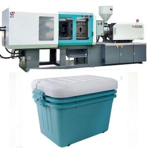 China Hydraulic Box Injection Molding Machine PET PP PC ABS Thermoplastic Processed With High Output on sale