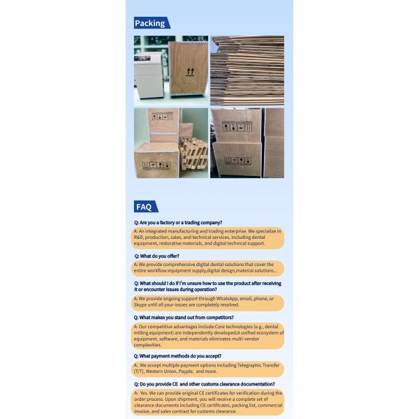 SK-10A White Dental Lab Technician Equipment 10 Disc Capacity Robotic Loading Milling Machine Dental Laboratory