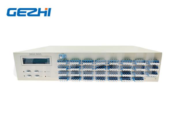 Cheap Fiber Optical Switch Fast Switching Time 1x128 Optical Switch With LCD Display for sale