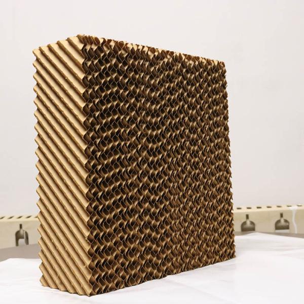 Brown Black 1m 1.2m Cooling Pad For Poultry House Evaporative Cooling System