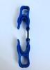 Cheap Blue Labor Work Clamp Plastic Glove Clips Loop Type With Customized Logo for sale