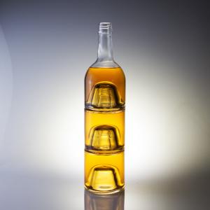 China Glass Body Latest Model Mini Liquor Whisky Bottle with Aluminium Cap 50ml 100ml 200ml on sale