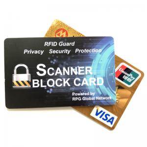 China RFID Blocking credit card for Secure on sale