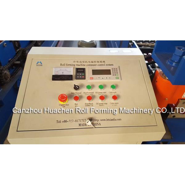 Electrical 1250MM Width Double Deck Roll Forming Machine