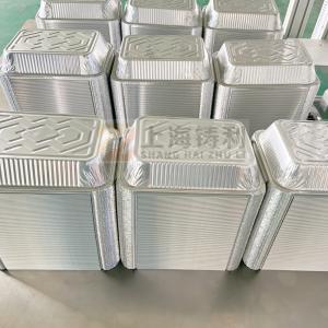 Rectangular Aluminum Foil Container Machine Aluminum Silver Foil Making Machine