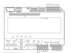 LCD 2x16 (Blue) Display keypad LCD Shield with 6 push buttons LCD display module