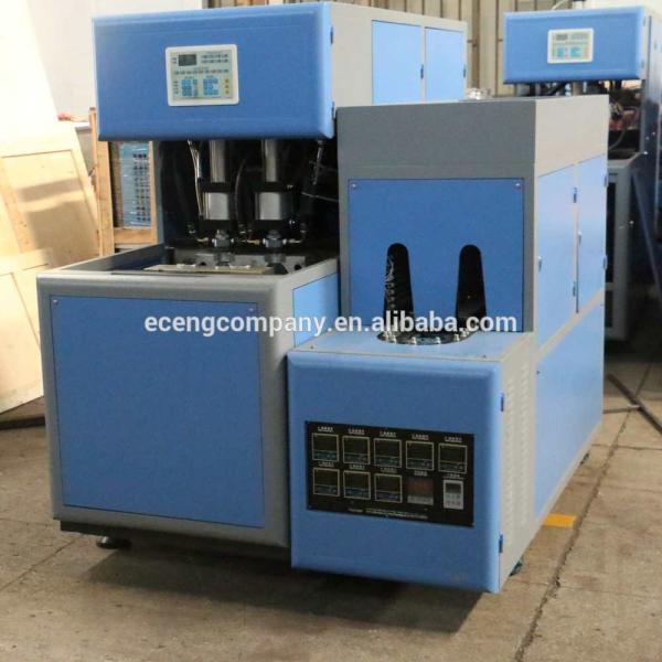 2 Cavity Semi Automatic Pet Blowing Machine For Medicine / Cosmetics Bottles