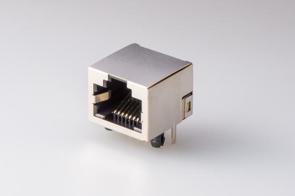 Cheap Modular Rj45 jack tap up 8p8c Single port With Shielded And Without Led for sale