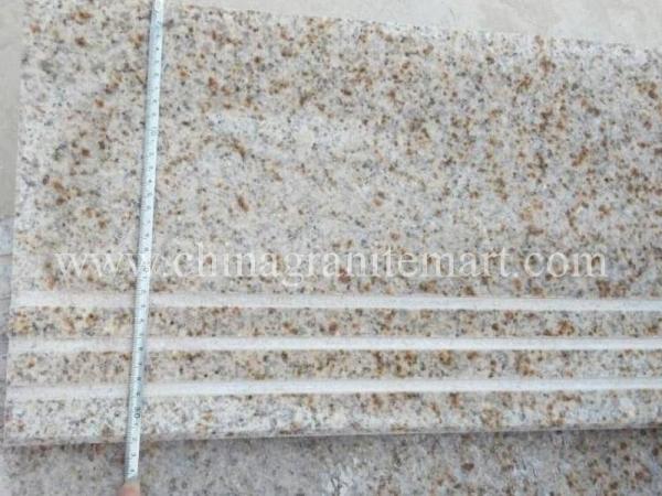 Cheap Popular Rusty Beige Granite Products,G682 Granite Stairs, Stairs Case, Riser Tiles for sale