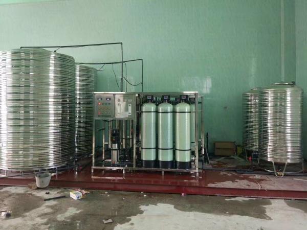 Cheap 6TPH Reverse Osmosis Water Purification System With Ozone Generator for sale