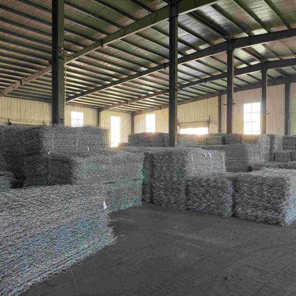 1*1*2M Galvanized Gabion Stone Cage Net Customized Riverbank Erosion Protection