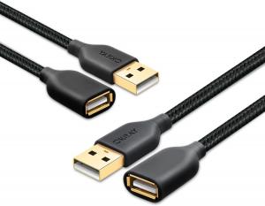 China USB 3.0 Extension Straight USB Cable Type A Male To Female Durable Braided Material on sale