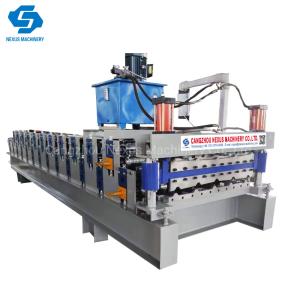 Quality European Standard Double Layer Trapezoid Profile Sheet Cold Rolling Machine wholesale