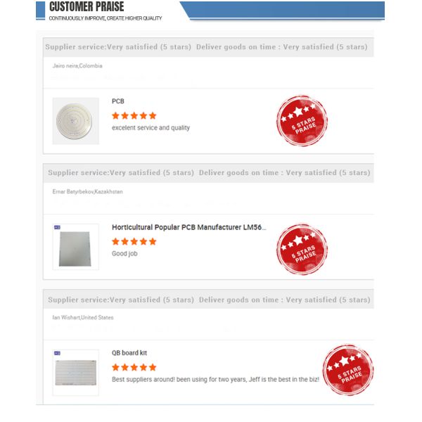 Aluminum FR4 PCBA with 3-Year Warranty 1000*1200MM Board Size and 0.4-2.0mm Thickness for PCB Assembly