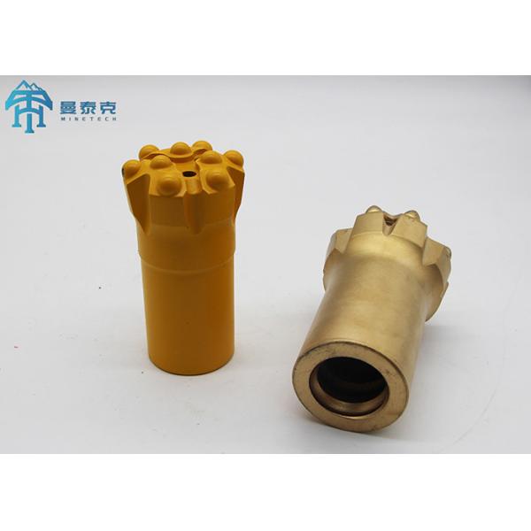 45mm R32 Thread Button Bit with 2 Flushing Holes for Drilling Soft and Loose-Medium Rock