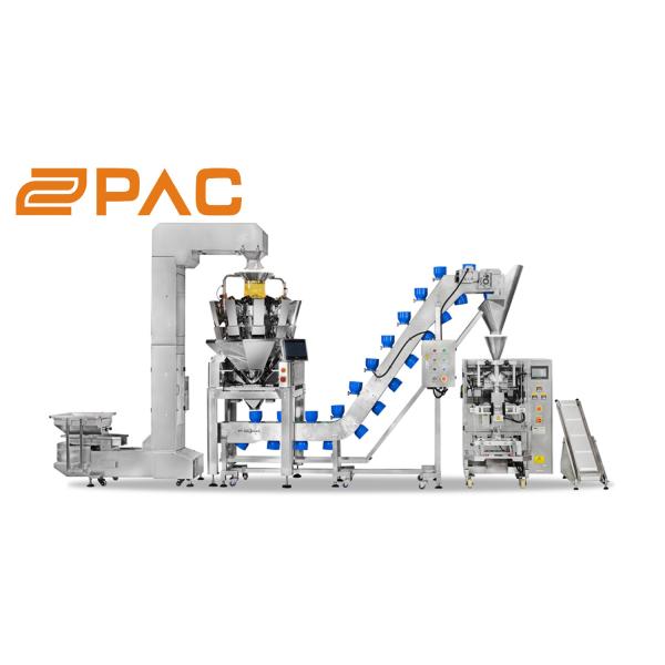 Weighing And Packing System For Snacks/Puffed Food/Pet Food 1.6L/2.5L Hopper 20 Heads Multi-Head Weigher