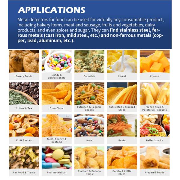 Food Metal Detector Price Tunnel Metal Detector Conveyor For Meat And Food Industry