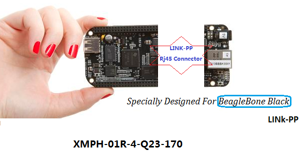 LAN interface 10 / 100M Shielded POE RJ45 Connector XMPH-01R-4-Q23-170