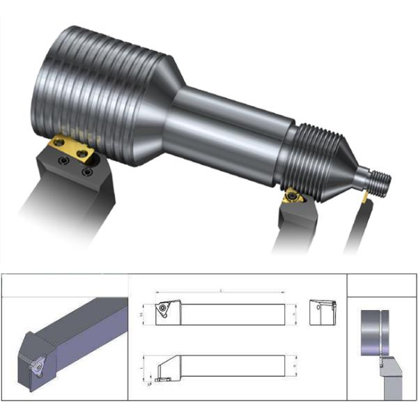 Halnn Internal CBN Grooving Tools Durable High Abrasive Resistance