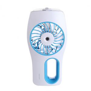 China Novelty gifts USB rechargeable outdoor mist spray fan 2 in 1 mini usb fan on sale