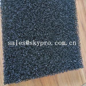 Quality Air filter sponge sheet black polyurethane 20ppi foam sheet reticulated polyurethane filter foam wholesale